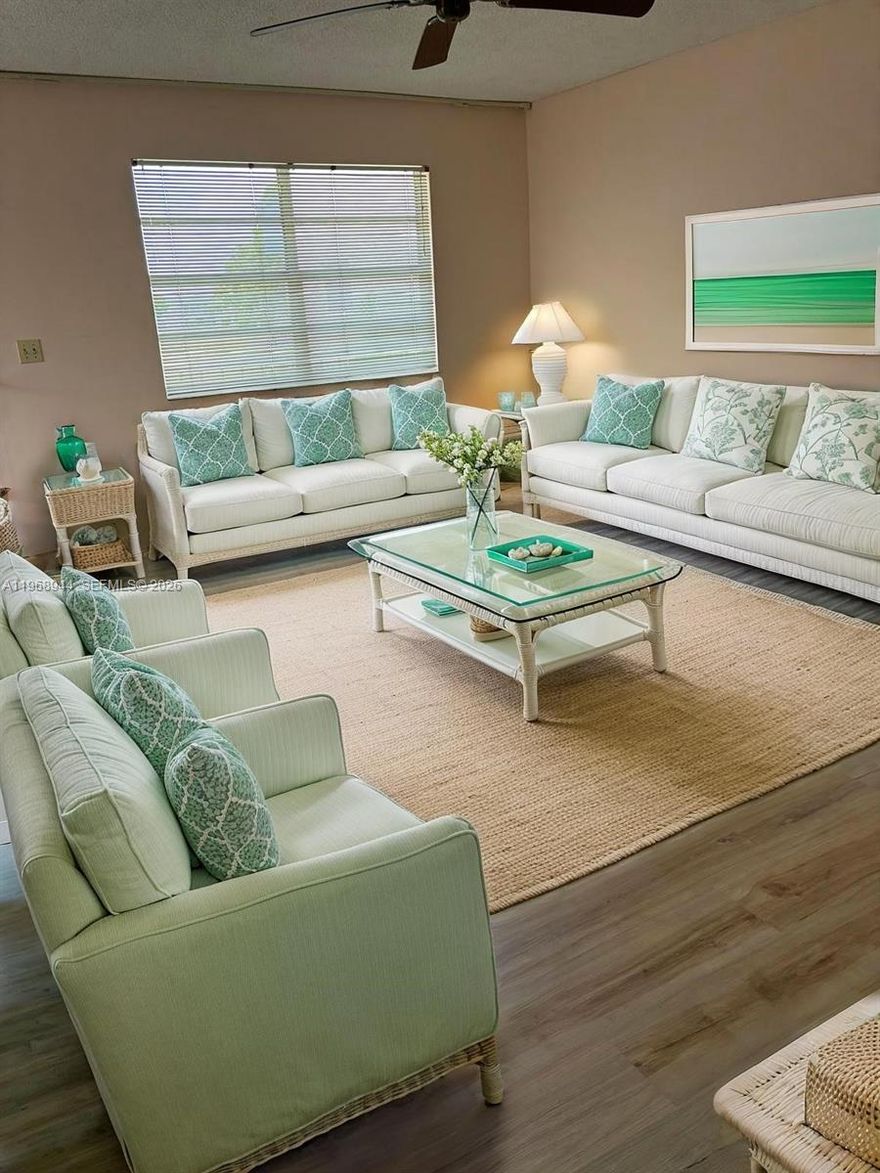 LOCATION, LOCATION! NICE APARTMENT LOCATED AT  kINGS  POINT ACTIVE ADULT COMMUNITY, LIVE RESORT, 2/2 SPLIT BEDROOMS, AND BATHROOMS,  WALK-IN CLOSETS, LAMINADE FLOORS, NEW  WASHER & DRYER. THE CLUB HOUSE OFFERS TONS OF AMENITIES. POOL INDOOR-OUT DOOR, GYM, THEATER, LIBRARY, BALLROOM, COMPUTER AREA, SALON, SPA, ETC. CLOSE TO BOCA MALL, SHOPPINGS CENTERS, RESTAURANTS , 20' TO DELRAY BEACHES.