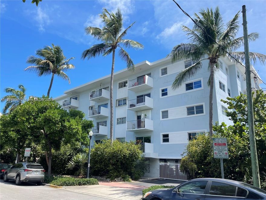 Live where others vacation! Beautifully refreshed condo in South of Fifth—Miami Beach’s most coveted neighborhood. Walk to the sand, restaurants, and shops! This unit offers ceramic tile floors, central air, a private balcony, and dedicated parking. The building features an elevator, laundry area, and low HOA fees (water included). 50-year recertification is in progress. Whether you're looking for a new home, a vacation escape, or a smart investment—this one checks all the boxes. Schedule your showing today!