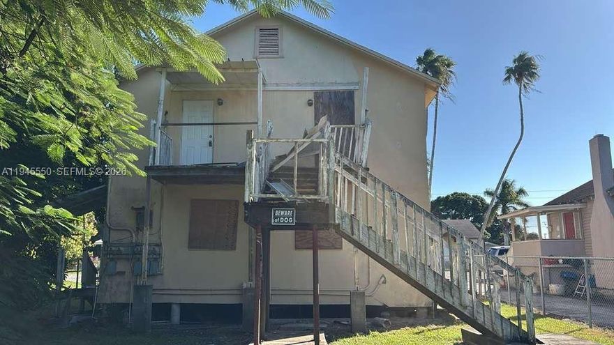 Investment opportunity for a savvy investor!Multifamily property requires a full rehab. Seller has approved plans in hand, saving time and costs on design and permitting. Idea value-add project with strong upside potential once renovated. SOLD AS IS- EASY TO SHOW.