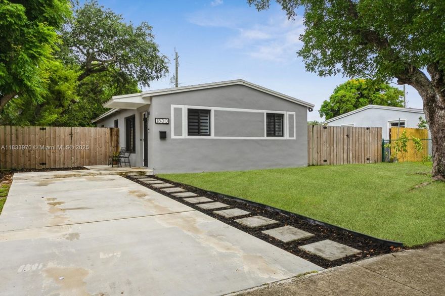 Beautifully updated home with smart features and modern upgrades! Enjoy peace of mind with full hurricane impact windows/doors, ring doorbell, ring floodlights, and smart AC system. Inside boasts Samsung appliances, complete PVC piping, HVAC and electric (all 2020). Fully fenced yard and new fire/co detectors (2023).