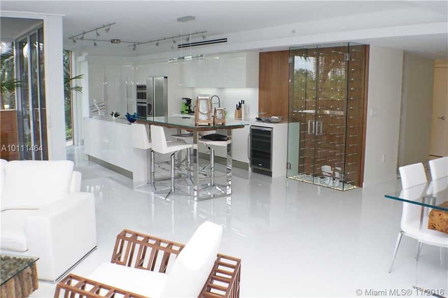 DESIGNER FULLY RENOVATED, FURNISHED 3BR/4 BATH. PRIVATE ELEVATOR LEADING TO YOUR ENTRY FOYER, 600 SQ.FT PATIO, ASSIGNED PARKING SPACE. 3D CURVED HD TV, SONOS SOUND SYSTEM, CAVALI TILE, STEAM SHOWER, JACUZZI, WALK IN CLOSET, MIA CUCINA KITCHEN , TOP OF THE LINE APPLIANCES. AMMENITIES INCLUDE: FITNESS CENTER, SPECTACULAR SPA OVERLOOKING THE OCEAN, POOL, TENNIS COURT, RESTAURANT. FULL BEACH SERVICE: CHAIRS, TOWELS, UMBRELLAS, FOOD DELIVERY. CLOSE TO SHOPPING CENTERS. VALLET PARKING IS AVAIL. NO PETS ALLOWED.