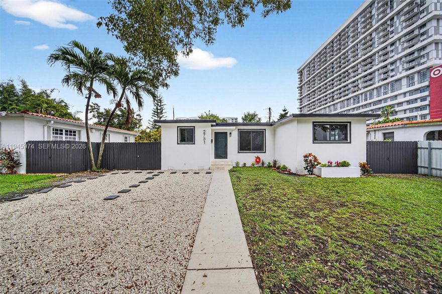Incredible  Turnkey, fully renovated property in a high-demand area. Centrally located near the airport, beaches, Coconut Grove, and Coral Gables. Recent upgrades include roof was done only 3 years ago,new A/C unit and plumbing, a brand-new kitchen, and high-impact windows. Ideal for families ,end-users or investors. Very easy to show.Call listing agent .