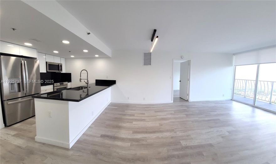 Luxury Apartment! completely renovated 2 bed 2 baths in the prestige Grand View Palace in North Bay Village. This unit offers the flexibility to be rented with just 2 months for move-in. Feel free to inquire about this option. Centrally located just minutes away from Miami Beach, Midtown, & Aventura. This unit features plenty of closet/storage, sliding glass floor-to-ceiling windows in every room with a spacious balcony where you can enjoy spectacular sunsets overlooking the skyline. Everything is brand new! granite countertop, new stainless steel appliances, washer & dryer inside. This building has amazing amenities: gym, pools, jacuzzi, BBQ area, on-site management, 24/7 security. Other on-site conveniences such as food market, restaurant, full-service private marina, & much more!