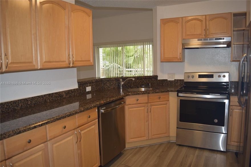 You don’t want to miss this amazing and spacious 2-bedroom, 2 full-bath unit. It features high ceiling, huge living/dinning area, a walk-in closet in master bedroom, open balcony with a fabulous lake view. Full-size washer and dryer are inside of the unit. The fridge, dish washer and washer are fairly new.  Nice vanities, toilets and water heater. The gated community is pets friendly and all age community including a fitness center, pool, picnic area, club house, lakeside dock and walking path, heated pool, a jacuzzi & tennis court. It’s close to shops, beach, I95 and turnpike. It’s perfect to be your new home!