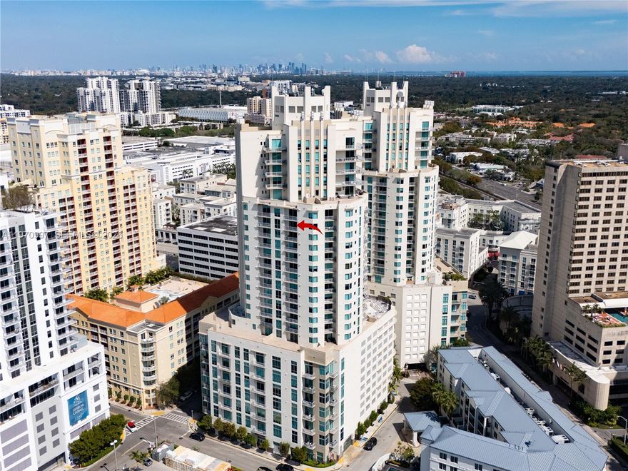 Metropoli II Condo!! This  2/2 unit offers breathtaking sunset views.  Ideally located next to major expressways and just steps from the metro station makes commuting effortless and easy access throughout the city. The location offers the convenience of walking to restaurants, Dadeland Mall and to Publix for everyday essentials. The building provides 24-hour concierge, security and valet parking for added comfort and convenience. Urban living at its best! Enjoy premier amenities including two pools, jacuzzi, full fitness center, sauna, resident lounge. SELLER WILL PAY SPECIAL ASSESSMENTS.