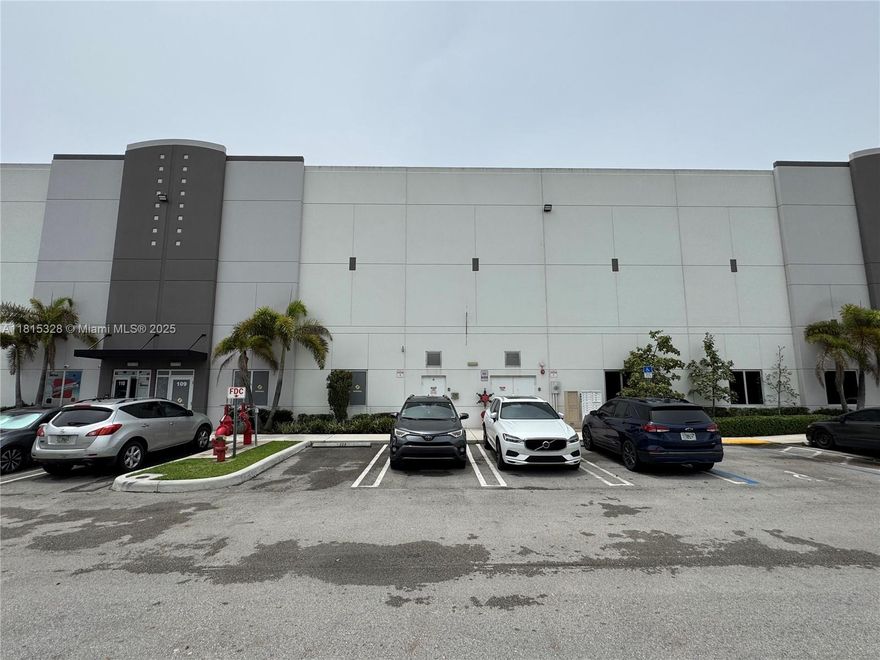 Opportunity for investor looking to acquire a warehouse with a great tenant - leased until 04/30/2028. Built in 2022, this unit has 10,687 SF Total Area, made up of: 7,047 SF of Warehouse Area + 1,660 SF of Office Area + 1,980 SF of Mezzanine. 30' ceiling height offers additional storage space. ESFR fire sprinkler system, concrete tilt wall panels, & steel joist roof system. Three (3) 9'x10' overhead doors-dock height. 11 assigned parking spaces. 277/480 Volt & 120/208 Volt. Excellent location on the industrial developing triangle of FL Turnpike, US 27-Okeechobee Rd, & I-75 to 826-Palmetto Expy, with immediate access to all these expressways. See attachments for additional info.