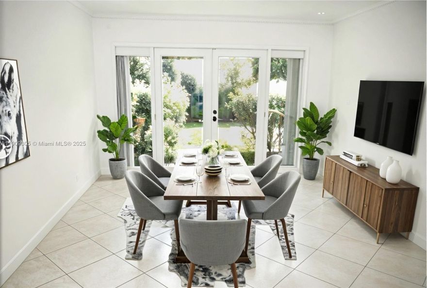 A rare opportunity in the exclusive, gated community of Old Cutler Creek Cove. This 4-bedroom, 2.5 bath single-family pool home sits on a beautifully landscaped 1/3-acre lot with a paver driveway, two-car garage, and a private fenced back yard retreat.  The home features a newer 10-year tile roof, 4-year-old central A/C, resurfaced pool, and accordion shutters throughout.  The property is in move-in ready with solid structure and mechanicals- ready for your designer's touch.  Most neighboring homes have been fully remodeled, giving you immediate equity potential. Priced well below renovated comparables, this is your chance to customize in one of the most desirable gated communities off Old Cutler Road. Super-low HOA only $45/month.  Sold free and clear, fast closing possible. Vacant.