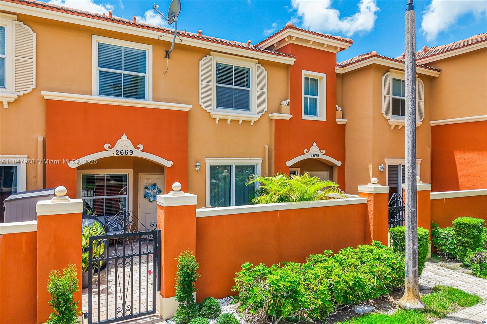 Discover this stylish 2-bedroom, 2.5-bathroom townhouse condo located in a desirable gated community in Miramar. This two-story home features 1,000 sq ft of living space with abundant natural light and modern finishes. The main level offers an open-concept living and dining area with wood-style flooring throughout, along with a remodeled kitchen featuring ample cabinetry and stainless-steel appliances. Upstairs, both bedrooms include private en-suite bathrooms. Impact windows and sliding doors provide added security. Conveniently located near top-rated schools, shopping, dining, and major highways. This home is perfect as a primary residence or investment opportunity. Easy to show—schedule your private tour today!