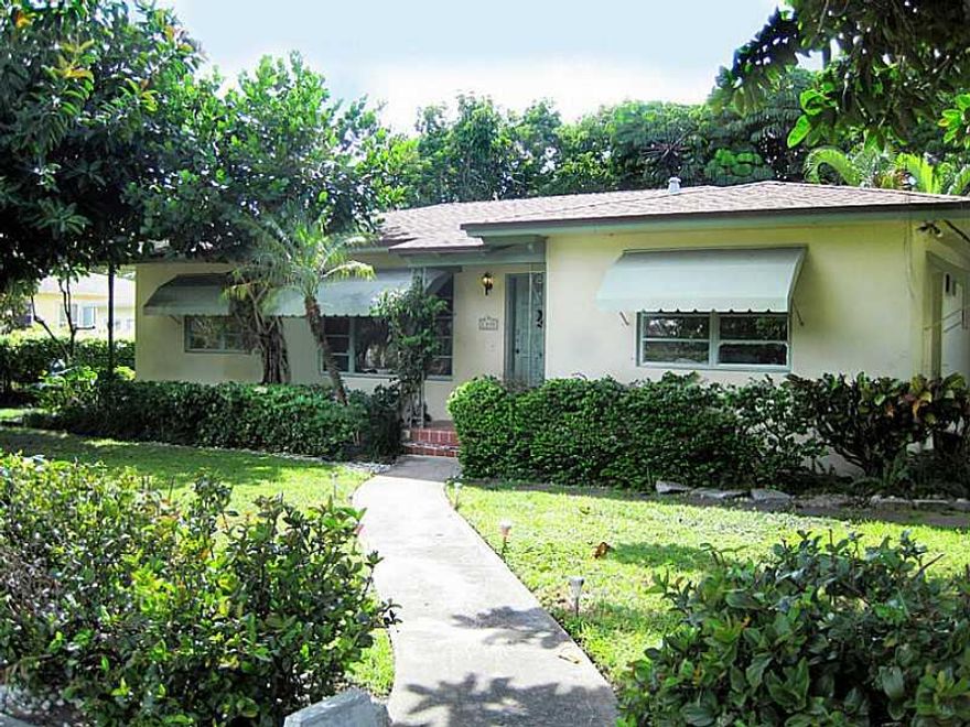 3 bedroom/2bath, one-car garage home with 1,433 square feet on 10,000 foot lot.  Terrazzo floors throughout. All in original condition except for the roof.  Great to redo or use the large-sized property to build new.  David Fairchild Elementary school di strict. Close to  shopping in south Miami as well as downtown Coral Gables. Biking distance to the UM. This would be a great investment property as one of the bedrooms has an outside door. On a street of much more expensive homes. List price expected.