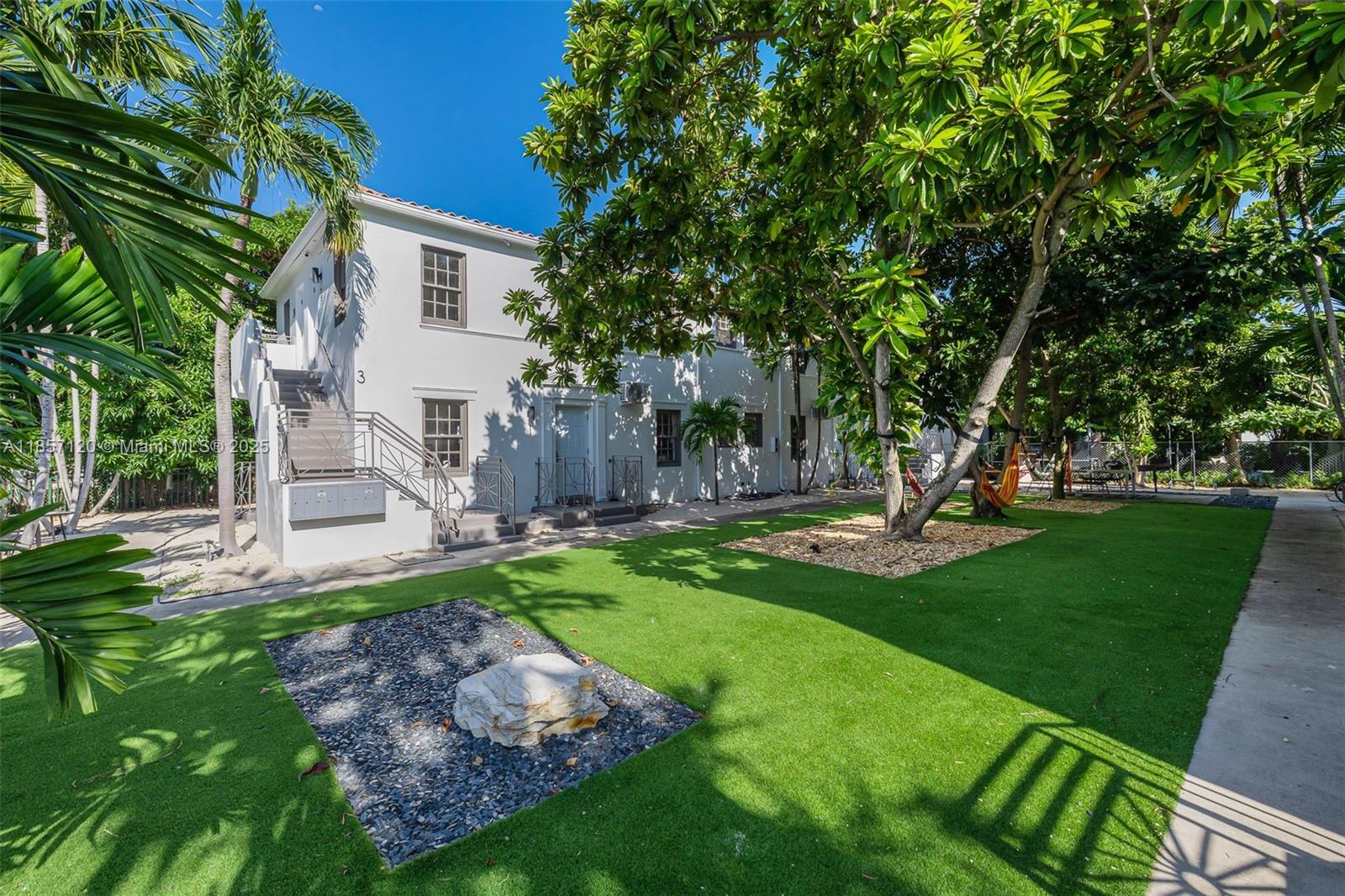 WiFi, electricity & water included in this modern 1 bedroom unit w/ private entrance in well-kept gated community in North Beach! This bright & spacious 2nd floor apartment has beautiful neutral LVP flooring and an open concept floor plan. Newer appliances, including dishwasher, Samsung range/oven, microwave & wall unit air-conditioning system w/remote control. Modern bathroom has a fully tiled shower w/ glass doors. Washer/dryer is also on site. This charming complex also includes relaxation areas for residents for grilling, hammocks and tables for dining/working outdoors on WiFi. Walking distance to the beach, Publix & a multitude of restaurants right at your fingertips. *Landlord requires (and verifies) a minimum credit score of 700 for all applicants* Outstanding Value!