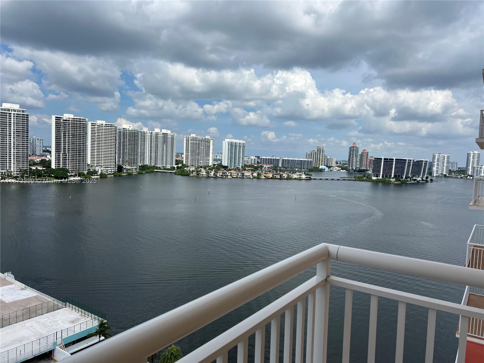 Spacious 2 bedroom,2 bathroom corner apartment on the 19th floor with stunning intracoastal water views. Features a wrap-around terrace, a split floor plan, an updated kitchen, and plenty of closet space. The unit is 1800sf, offering lots of room to live comfortably!