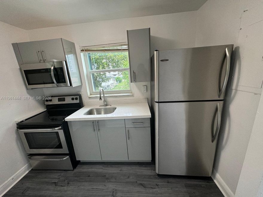 Fully remodeled and spacious 2 bedroom 1 bath. Stainless steel appliances and personal washer and dryer in unit. Quiet building in very in very central area of Miami, close to public transportation and shopping. We’ll take care of by ownership with very long term tenants. Monthly pest control included and consistent property maintenance included. Section 8 welcomed.