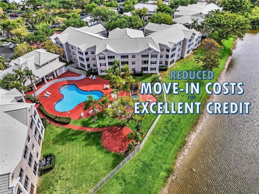 24-hour association approval! Renovated top-floor 1BR/1BA condo with vaulted ceilings, in-unit washer and dryer, walk-in closet, and tile flooring throughout (no carpet). View of the lake! Located in a quiet, well-maintained community with fresh exterior paint and abundant parking. Enjoy resort-style amenities including 3 pools, 2 jacuzzis, fitness center, tennis courts, EV charging, car wash, billiards room, picnic/BBQ areas, and scenic walking paths. Prime location just off I-95 between Commercial Blvd and Oakland Park Blvd, minutes to downtown Fort Lauderdale, Wilton Manors, and the beach. Water, sewer, and trash included. Pet-friendly with no pet deposit.