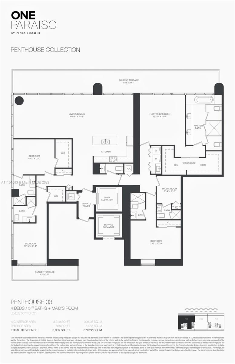 ONE PARAISO - Residential Lease