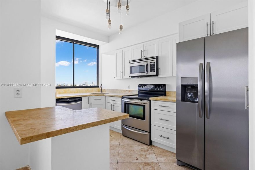 Indulge in luxury living in your South Beach condo at the Waverly . This condo is nestled along the peaceful West avenue which allows you to have a sanctuary but also be steps away from the beach and iconic food and nightlife scene. This renovated condo boasts close to 1100 sqft and with two bedrooms and two bathrooms with beautiful bay and city views day and night. Enjoy exclusive access to building amenities like a bay front pool, fitness center and fourth floor garden and grilling area. Elevate your Miami experience by making this your home.