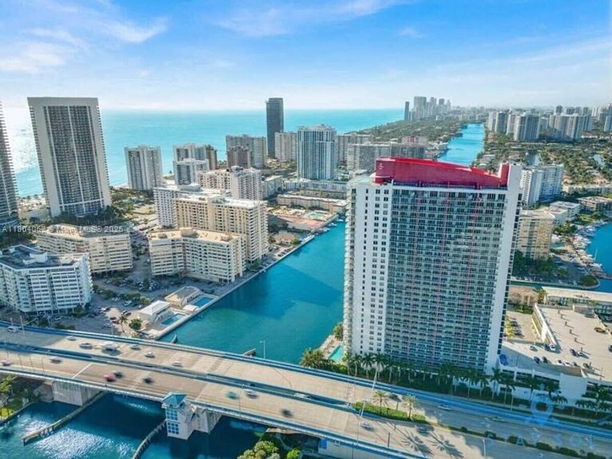 Skyview of the Intracoastal from 32 floor of recently build BeachWalk Resort. 2 bed room +2 full bathrooms apartment. Huge Balcony - Terrace. Access to the Swimming Pool on the Roof with a Lounge area is only for Owners Family. Resort located walking distance to the Beach and across the road from Restaurants and Grocery Stores. Washer and Dryer inside apartment. Kitchen has open plan with stainless steel appliances. Furniture negotiable. Maintenance ( HOA ) includes WiFi+Cable TV+Electric & water+Resort Amenities like Roof Pool and Ground Pool +GYM+Reception +Security+Restaurant+Free Beach Shuttle+Beach Service+Jacuzzi+Sauna. Apartment is not on a Hotel Program. Easy to rent - No rental Restrictions and Owners with Family can live all year long. Daily Rentals allowed.