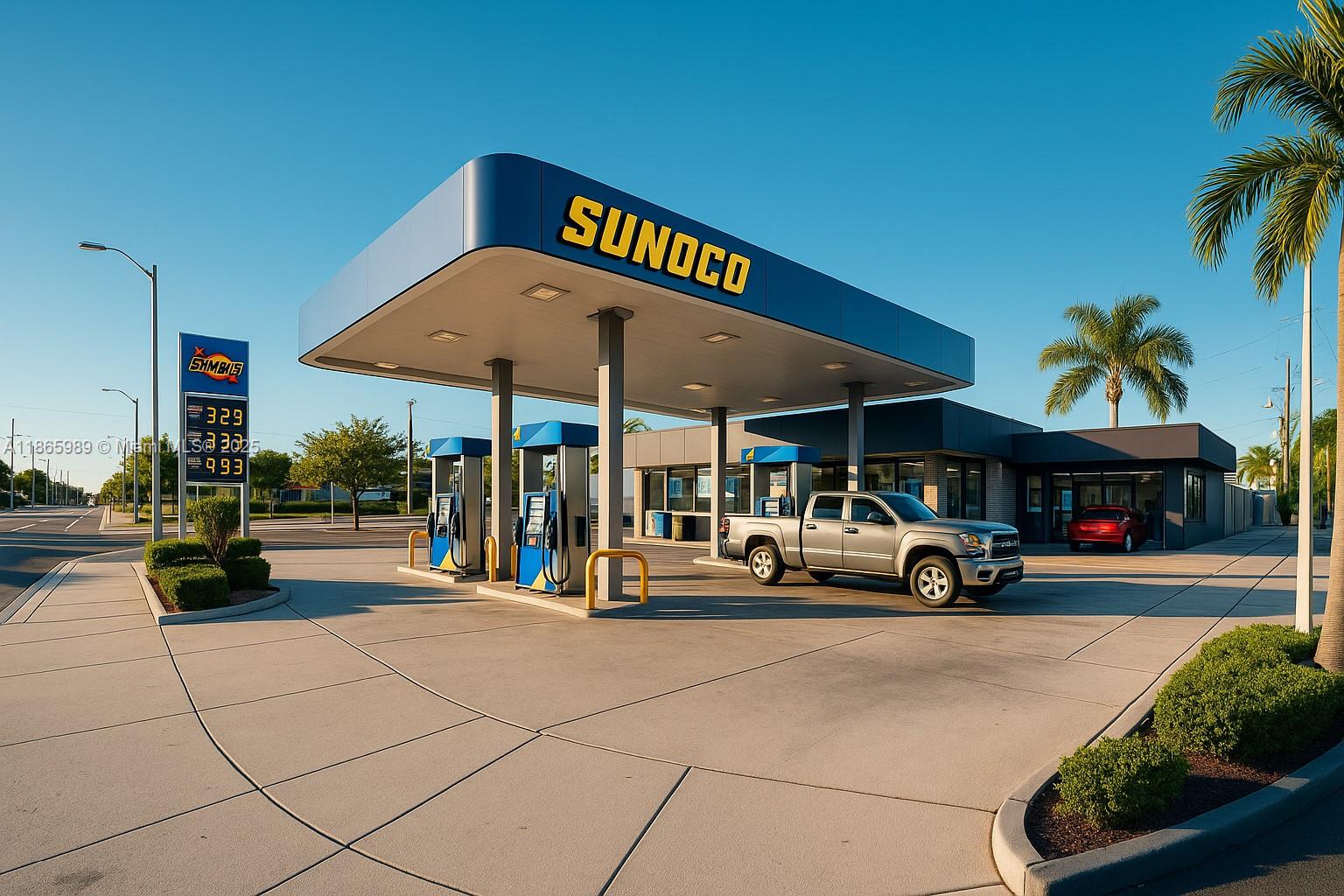 Gas Station Business For Sale in the Heart of Miami. Real Estate is NOT included, but a new long-term lease will be made with the Sunoco Franchise for the right buyer. The business provides control of the other tenant's subleases, which consist of a restaurant space, a car wash, and a retail/office space. The station sells 70,000 gallons of fuel per month, ATMs are in place, a food truck spot is available for additional income, and remodeling is underway. The business is profitable, and numbers can be shown to qualified buyers. POF and NDA required. CALL US ANYTIME, WE PICK UP!!!