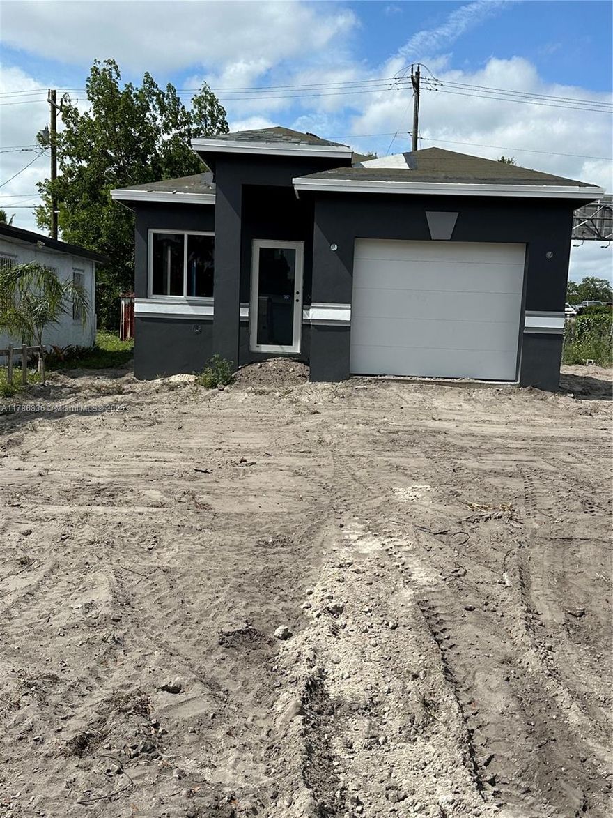 *NEW CONSTRUCTION*  Your client can be the first to live in this newly constructed beautiful home.  Located in Hollywood, close to a major Highway and 10 minutes from the famed Hollywood Beach Boardwalk.  This 3/2, 1 car garage gem is also a smart home with all the bells and whistles.  The home will feature porcelain floors throughout, granite counter tops, stainless steel appliances, dishwasher and impact window. This property won't last long!!!