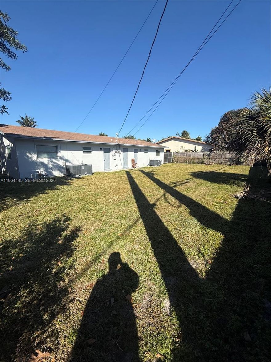 Excellent income-producing duplex in Deerfield Beach generating $4,400/month in gross rental income. Property features two 2BR/1BA units, both fully rented and upgraded. Offering immediate cash flow from day one. Well-maintained with updated interiors and strong tenant demand in a desirable Broward County location. Currently configured and operated as a duplex; zoning and future-use potential may allow redevelopment or expansion up to nine (9) units (buyer to verify with the City). Ideal opportunity for investors seeking stable income with long-term upside. Do not disturb tenants.