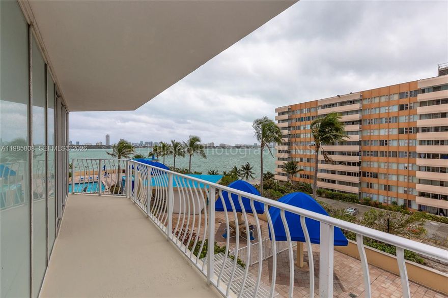 Beautiful 2-bedroom condo with stunning Biscayne Bay views. Spacious layout with split floor plan, abundant natural light, and expansive balcony accessible from all living areas. Includes 1 assigned parking space. Building offers 24-hour security, Olympic-sized pool, Jacuzzi, on-site stores, hair salon, restaurants, marina, and more. Available May 15.