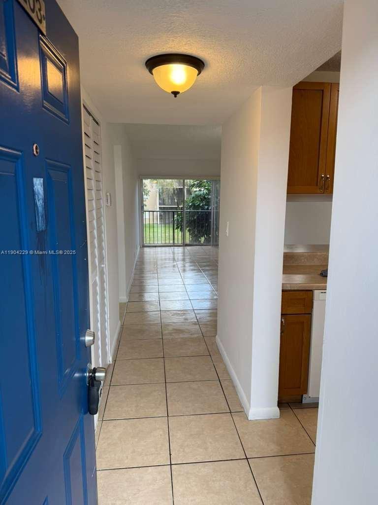 Very well keep and spacious 2 beds 1 bath condo in a centric area of Miramar. Freshly painted, plenty of closet,
master bedroom with 2 closets and small balcony, bathroom partially remodeled, tile floors, gated community with
a pool.