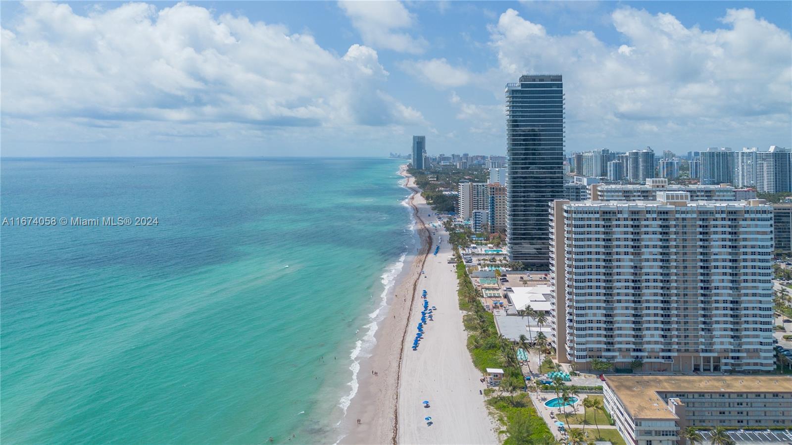 Stunning Penthouse at La Mer Condominium, Hallandale Beach. Immerse yourself in luxury with this exquisite condo spanning nearly 2000 sq ft, offering panoramic ocean views. This 3-bedroom, 3-bathroom residence boasts high-end kitchen and bathroom finishes, a formal dining area, and elegant porcelain tiles throughout. Indulge in resort-style amenities including beauty salon, state-of-the-art gym, 24-hour security, valet parking, and premium beach and pool services. Situated minutes from Fort Lauderdale Airport, Aventura Mall, and Gulfstream Casino, this unit includes one assigned parking space and one storage unit, with the association fee covering cable, internet, water, and waste. Bonus: Special assessment fully paid by the seller; renovations and 50-year recertification complete.