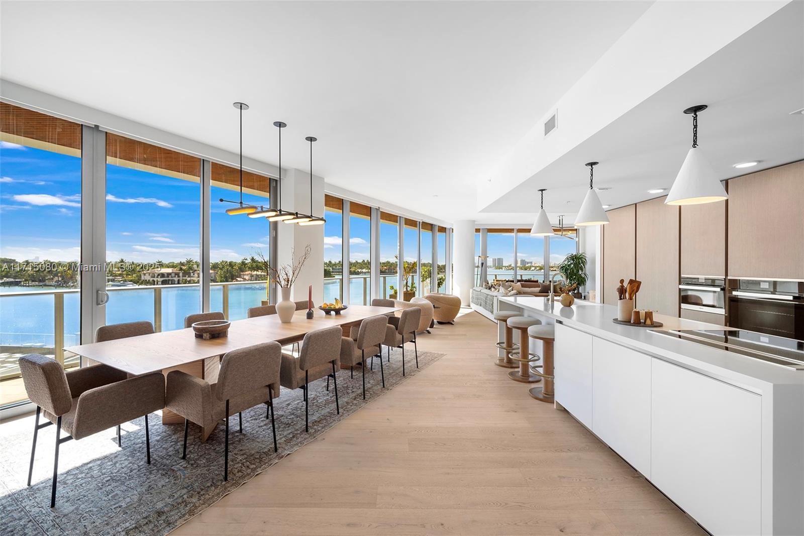 Experience ultimate luxury at Monaco Yacht Club in Miami Beach, curated by famed Italian designer Piero Lissoni. This barely lived in 4-bedroom, 3.5-bath residence was designed by Studio McGee, and offers 2,844 sq.ft. of elegantly appointed interiors with additional seamless outdoor living spanning over 1,190 sqft on a breathtaking wraparound terrace, showcasing stunning southwest views with daily scenic sunsets. This stunning corner condo features custom millwork, European hardwood floors, a marble bar, architectural lighting, Boffi baths + kitchen, Miele appliances, Sonos automated blinds, and private elevator lobby. Incredible rooftop pool deck features day lounges and grill area with outdoor dining room. Offered turnkey, with a negotiable high-end furniture package. Walk to the sand!