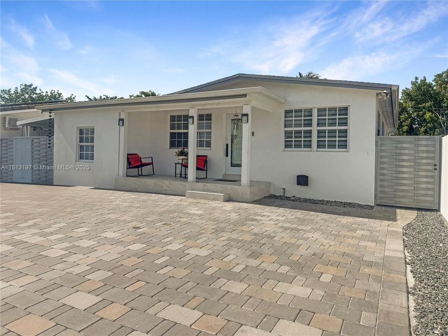 This completely updated Hialeah gem offers 6 spacious bedrooms and 5 modern bathrooms in the main home, plus a detached 1 bedroom, 1 bathroom guest suite—perfect for extended family or rental income. Stylish finishes throughout, ample living space, and move-in ready. A rare find with versatility and value!
