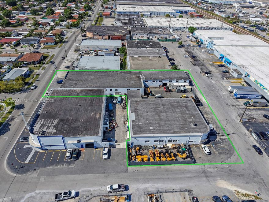Complex Warehouse are two properties combined has total 26,000 SF-  355 E 10 Ave with  16,590 SF and 3000 E 10Ct  with 10,342 SF  Square feet of industrial warehouse in the heart of Hialeah’s thriving industrial zone. This property offers excellent access to major highways, including I-75, Palmetto Expressway (SR 826), and Okeechobee Road, making it ideal for logistics, distribution, manufacturing.
