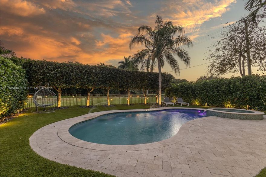Stunning fully renovated 5-bed, 4-bath rental home (plus a 6th room as a kids’ playground) on a spacious 2-story corner lot at the end of a cul-de-sac—perfect for safe family play! Park 10+ vehicles for gatherings. Enjoy resort-style living with a private custom heated pool and tub. Luxurious amenities all over the community with security 24/7 the house also include an elegant office and private gym. Step outside to beautiful newly built parks, scenic pathways, top-notch restaurants, shops, a new county library, and more. Just minutes from the beach—experience the ultimate Florida lifestyle! not to mention the tennis courts and the kids water park. Easy to show