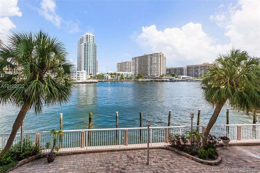 WATER, WATER, EVERYWHERE! This condo directly overlooks the wide intra-costal waterway and A1A.  Ideal for a buyer who wants an intimate water view, low floor unit allows easy access via the elevator or convenient stairway.  This "Boutique" style building has been completely rehabbed w/ Hurricane/Storm resistant window & doors, all assessments are complete.  UNDER COVER PARKING, LOW MAINTENANCE FEES, this unit is ready for the new owner to remodel; washer /vent less dryers are allowed.  Rent after 2 yrs.