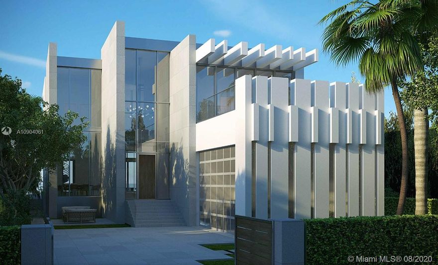 Positioned on 10,980 Sq. Ft. waterfront Lot on Di Lido Island, 450 W Dilido Dr. presents a development opportunity with City of Miami Beach pre-approved demolition and approved plans designed by Kobi Karp. The proposed home boasts 5,425sf of living area, 5 Bedrooms and 5.5 Bathroom and includes a Roof Deck accessible by elevator and a two-car garage. Entertain in Style in your pool deck with jacuzzi and summer kitchen, along your 60Ft. of waterfrontage.