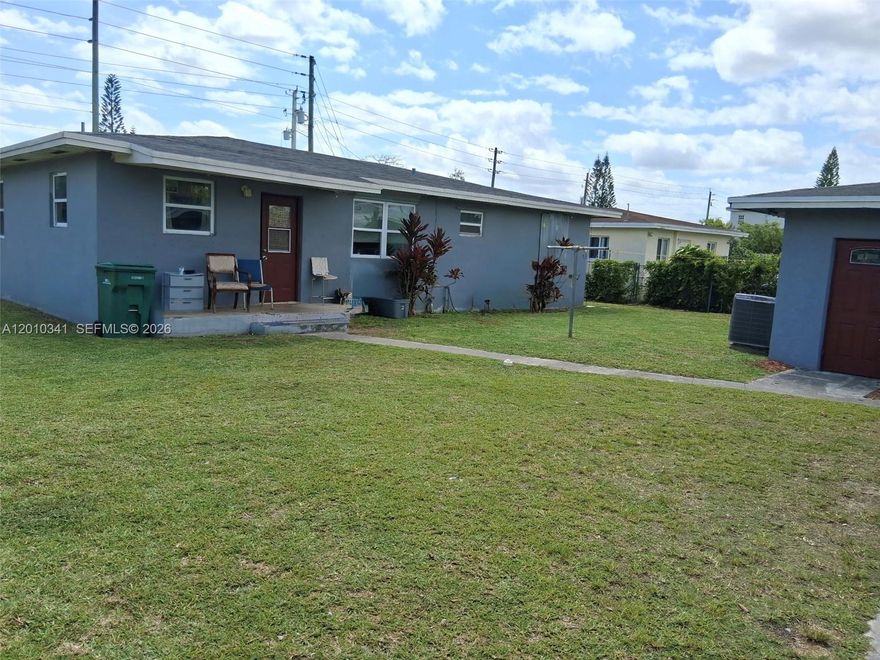 5-bed home in Florida City featuring two separate structures on one lot. Main home offers 3 beds and 2 baths. Detached in-law quarters include 2 beds and 1 bath. Both units are tenant-occupied, do not disturb. Well-maintained with ample parking and space for a pool. Minutes to Florida Turnpike, US-1, Miami-Dade Busway, and Key Largo entrance. Near Florida City Outlet Mall, dining, movie theater, and more. Strong investment opportunity with flexible use. Call or text for details.