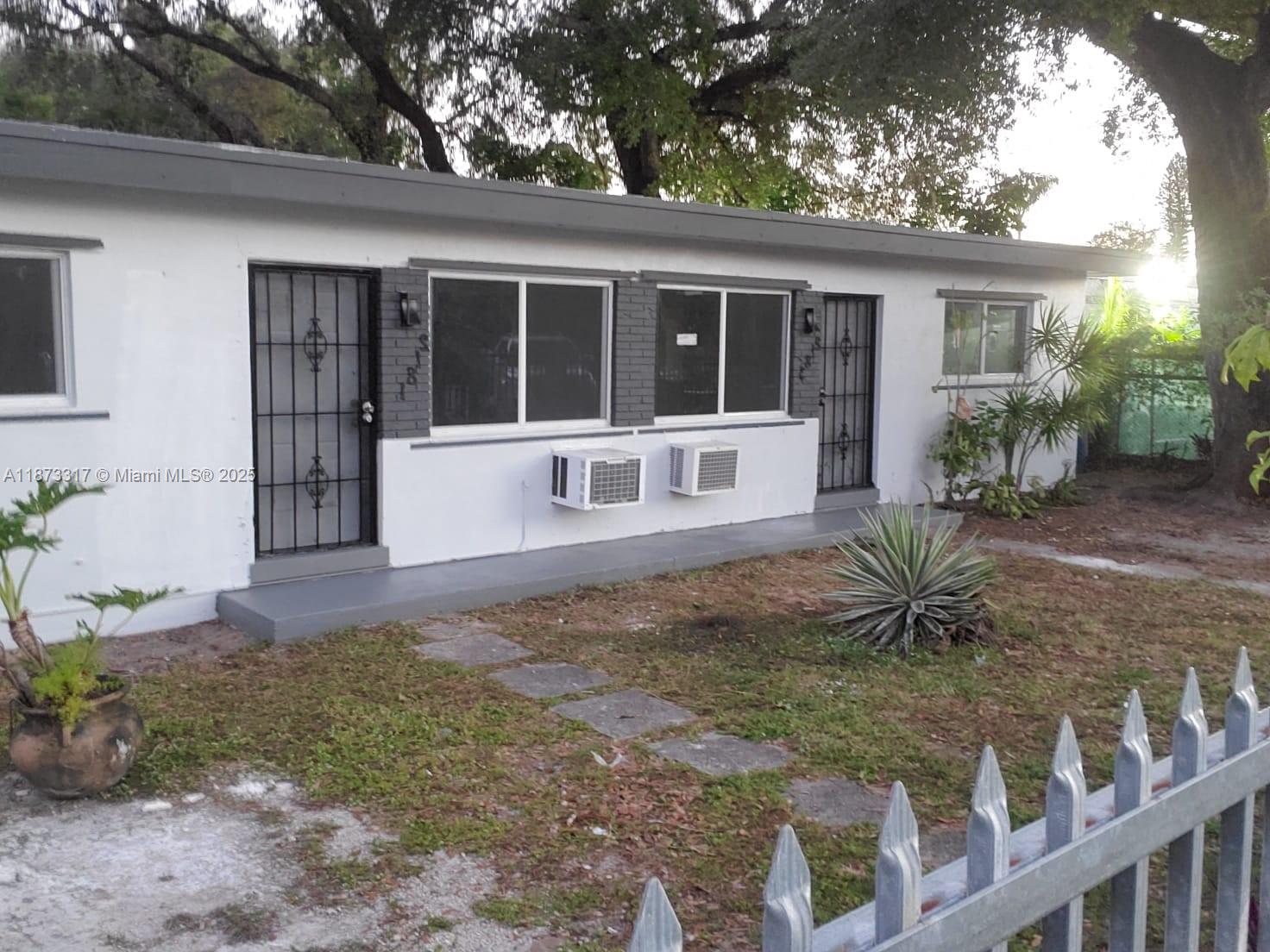 Investor’s dream in Miami! This well-maintained duplex features two 2/1 units, each currently rented at $2,200/month with potential to increase up to $2,485/month with Section 8. Strong rental income opportunity! The property boasts a new roof (installed just 3 years ago) and a large backyard, offering peace of mind and outdoor space for tenants. Conveniently located close to schools, shopping, and major highways. Perfect turnkey investment with stable tenants in place!