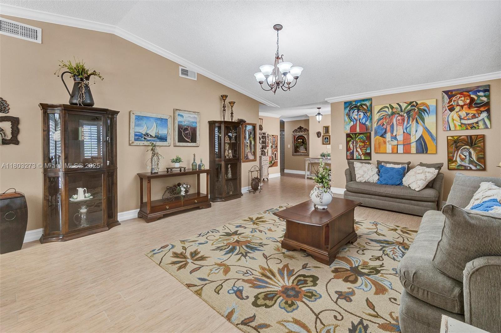 Amazing home in a family friendly community with cul-de-sac streets for privacy and security. Walking distance to lake & park. This mediterranean style 4 bedrooms, 2 baths, 1 car garage, pool single family home is a must see! This home includes a large fenced patio with a fantastic pool & beautiful landscaping, spacious living areas, Impact windows & doors, all updated inside, beautifully decorated, kitchen overlooking the open terrace & pool. The 2 car garage is 1/2 converted with permits to a 4th bedroom with a closet. Community has a low HOA fee of $75 per month. Its close to shopping centers, great schools, restaurants & Miccosukkee Casino & more. Be the first one to fall in love with this beautiful unique home. Call listing agent for more information & to schedule a private tour.