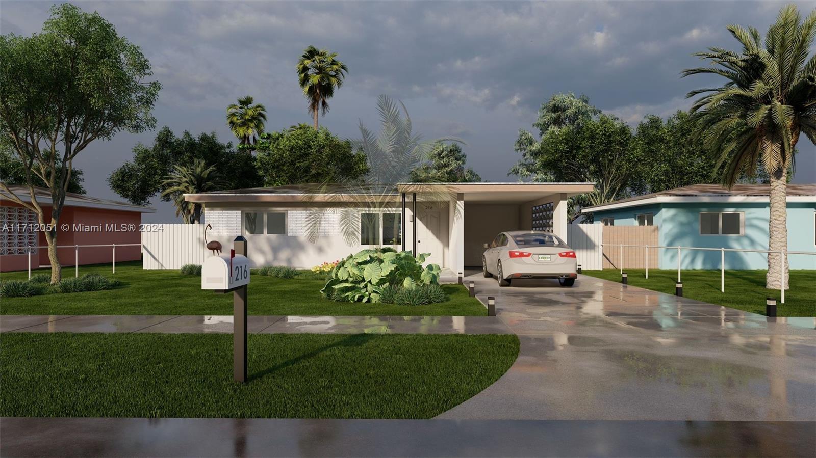 Property for Sale at 216 Ne 26th St, Pompano Beach, Broward County, Florida - Bedrooms: 3 
Bathrooms: 2  - $495,000