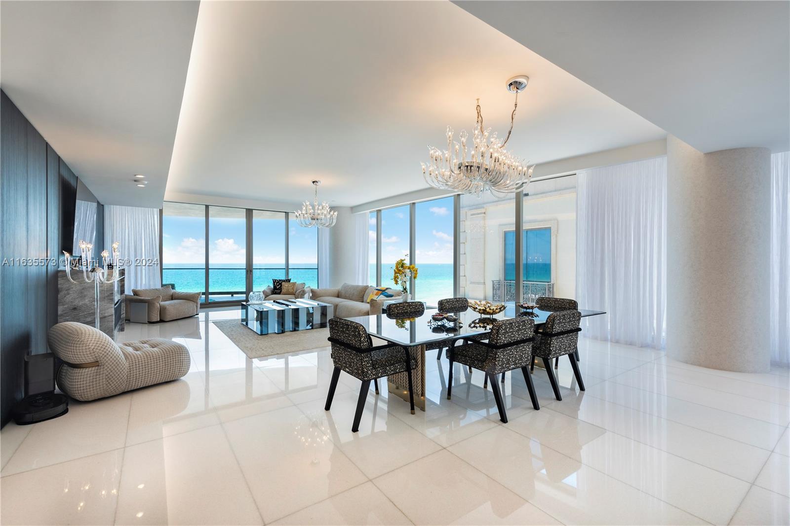 Rental Property at 17975 Collins Ave N601, Sunny Isles Beach, Miami-Dade County, Florida - Bedrooms: 4 
Bathrooms: 6  - $55,000 MO.