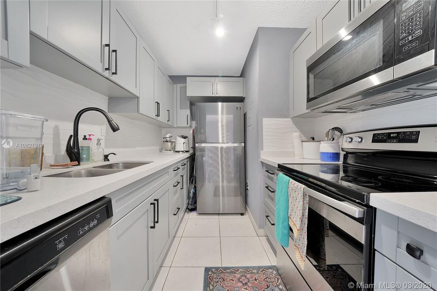 Fall in love with this beautifully remodeled 3 bedroom & 2 bathroom condo in West Kendall. Located on the second floor (and last floor - no neighbors on top), this spacious unit features brand new floors, a top of the line kitchen with stainless steel appliances, a new a/c unit, walk-in closet in the master bedroom and more! Perfectly located near top rated schools, highways, restaurants and supermarkets.