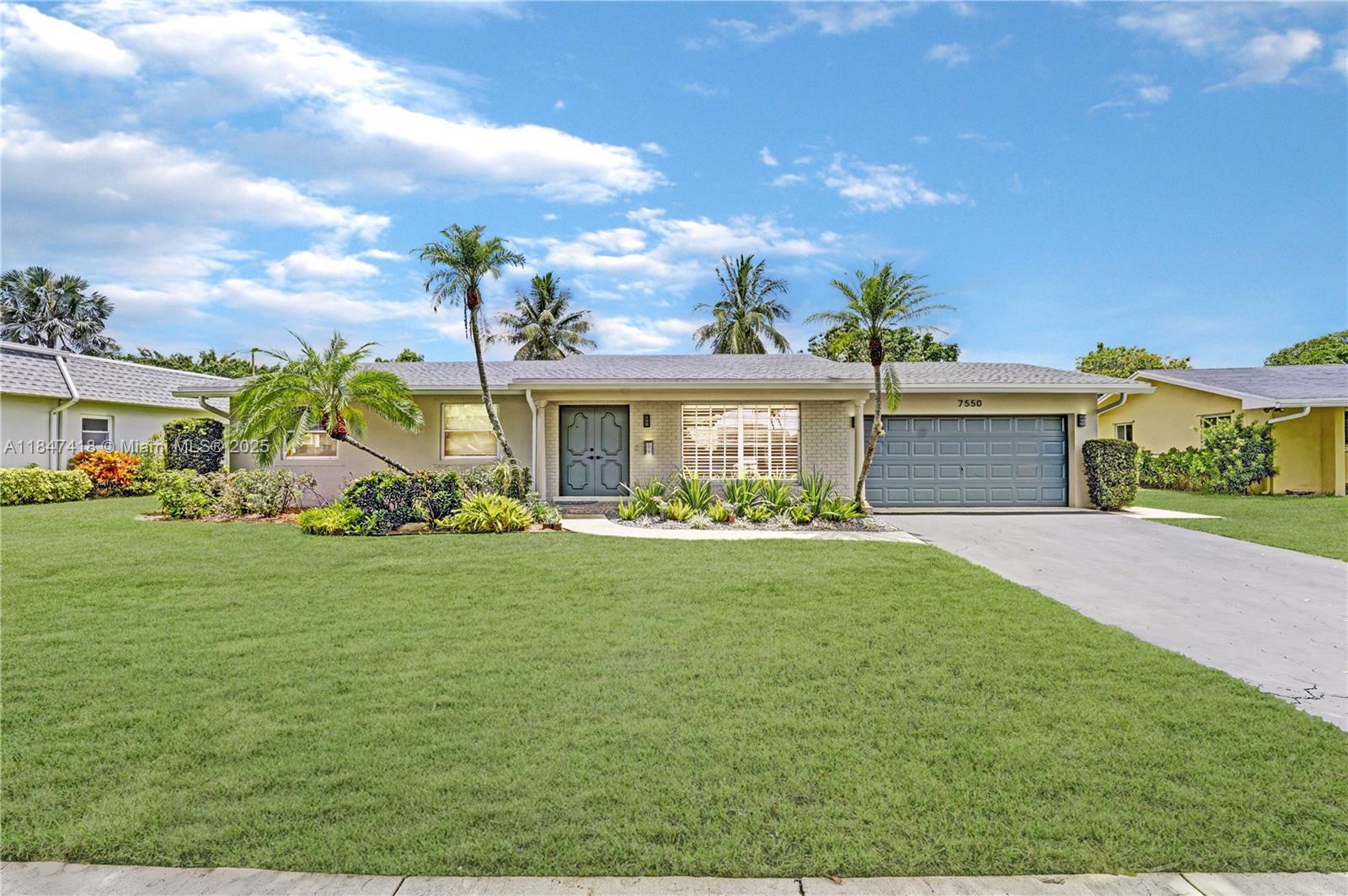 Welcome to 7550 NW 12th Street, a beautifully updated home nestled in the heart of Plantation. Set on a spacious waterfront lot, this residence offers the perfect blend of comfort, style and functionality. Enjoy peace of mind with a new roof (2023), replaced attic insulation, remodeled bathrooms (2019), a modern kitchen with quartz countertops, and a large laundry room for added convenience. As you step outside, the true magic of this property unfolds and provides the serenity and space you've always envisioned while the newly resurfaced pool (2025) invites you to lounge & unwind. Enjoy a covered patio perfect for BBQ, fully fenced yard and charming pergola. Whether you're entertaining or relaxing, this home offers the perfect blend of charm, privacy, and functionality in a prime location.