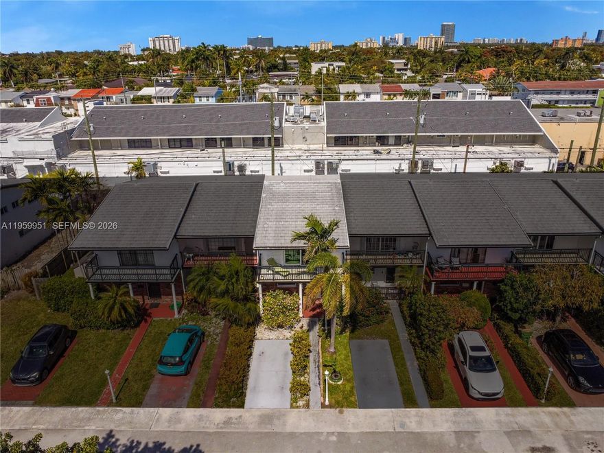 AMAZING TOWNHOUSE in an unbeatable location - Live the sought-after San Souci Lifestyle in this spacious 2-bedroom, 2.5-bath townhouse offering approximately 1,548 sq ft (145 m²) of living space in North Miami with the Bay at the end of the street. Ideally located just one block from the Broad Causeway, with quick access to Miami Beach (Beaches), Bal Harbour (Shops), Whole Foods, Publix, LA Fitness, HomeDepot, restaurants, and parks. Situated in a quiet, well-maintained community with a manicured front yard. New A/C system, Hurricane-proof windows, and new flooring throughout add comfort and value. Walking distance to houses of worship. Perfect for your family. A rare opportunity combining location, lifestyle, and convenience—truly a must-see.