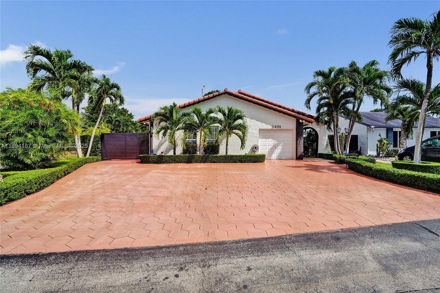 Welcome to this beautiful 4-bedroom, 2-bath corner single-family home in Hacienda Estates. This residence offers impact windows throughout, a contemporary kitchen with stainless steel appliances, quartz countertops, and ample cabinet space. A/C Unit 2020, Patio Tile 2024, New Metal Fence 2025, New Google Security System. Property is located in a no flood zone with sewer. Low HOA $400 per year. Private, fenced yard with mango tree—perfect for entertaining or relaxing. Conveniently located near top-rated schools, concord park, shopping, dining, and major highways, this move-in-ready home combines suburban tranquility with urban accessibility. Don’t miss the opportunity to make this gem your new home! For showings contact listing agent
