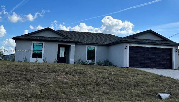 Centrally located in the heart of Cape Coral, like new built in 2022, a 3/2, 2 car garage property. This property has a large lot which includes impact windows and doors as well as impact garage door. The driveway has pavers, and all appliances except for washer/dryer will be included in the sale. Property features bar counter kitchen with open concept living room and dining room area, great for families with small children. Kitchen has a spacious pantry and off the kitchen you have the comfort of the laundry room with an exit door to the garage. This property has a large lot great to build a pool. Text listing agent for appointments, please allow 24 hours notice.