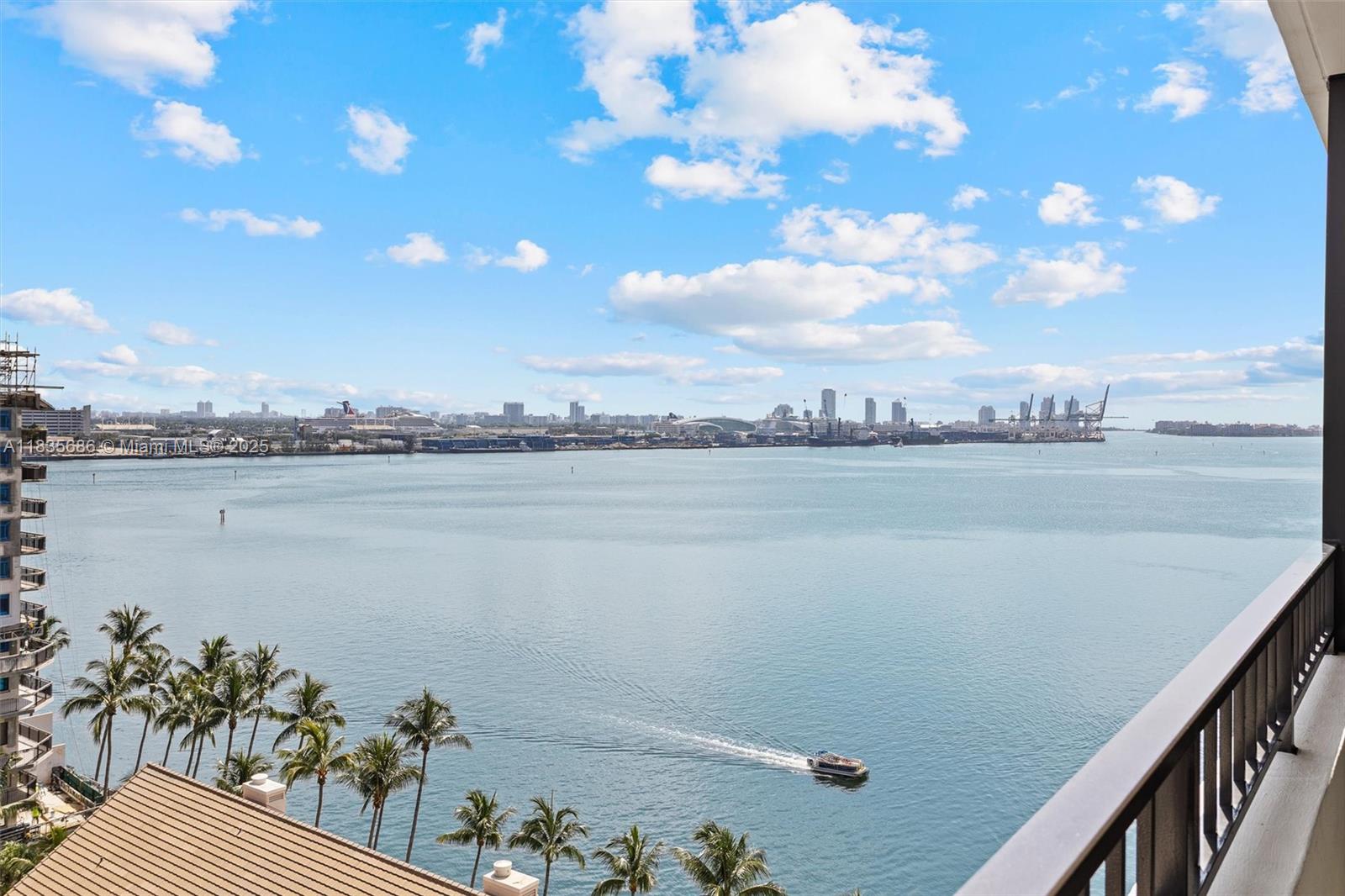 Amazing 3-bedroom, 3 full bath condo with panoramic WATER VIEWS! Expansive layout, and the serenity of island living! UNIT in pristine condition, features IMPACT WINDOWS and a generous floor plan, perfect for both everyday comfort and entertaining. Located in a quiet, classic building, residents enjoy resort-style amenities including a large waterfront pool, beautifully landscaped gardens with fountains and green spaces, a children’s playroom, a billiard room, and a fully equipped gym. The property also features private gated access, quiet, respectful neighbors, and a scenic 1-mile walking path that circles Brickell Key—ideal for morning jogs or evening strolls. All this just steps from the energy of Brickell, while enjoying the privacy and security of this exclusive island community!
