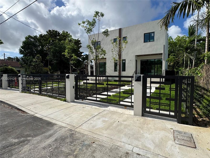 New Construction Duplex in the heart of Miami! This stunning modern two-story duplex offers exceptional design and functionality, featuring 3 bedrooms and 3 bathrooms on each side. Thoughtfully designed with open-concept living spaces, sleek contemporary finishes, and abundant natural light throughout. Property includes impact windows and doors, modern kitchens with granite countertops and stainless steel appliances, spacious, walk in closet in all bedrooms. Ideal opportunity for investors or owner-occupants seeking rental income potential in a rapidly growing area. Conveniently located near major highways, Downtown Miami, Wynwood, Midtown, and the Miami Airport. Pool and Gazebo for both units are currently in the final stage of the city's plan approval process. No HOA. No Septic tank, both units connected to city sewer system.