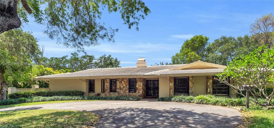 Built in 1980. Loved by the same family since 1982. For over 40 years, I have been a warm and welcoming 5BD/3BA home, filled with laughter, holidays, and everyday joy. Now, I'm ready for a new chapter. Tucked on a quiet cul-de-sac in guard-gated Pinecrest by the Sea, I feature a classic one-story layout, 3,520 adjusted sq ft, soaring wood-beamed ceilings, screened patio, sparkling pool, fireplace, BBQ area, 2-car garage, interior laundry room & lush yard. Four bedrooms + 2 baths sit together; a private guest suite & cabana bath offer flexibility. I'm situated on a 35,284 sq ft lot - one of the largest in this coveted Pinecrest neighborhood. Whether you choose to love me as I am or dream up something entirely new, I’m ready to be yours. Let's write my next chapter together!