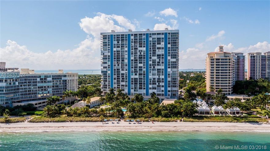 Rarely available ocean front townhome just few steps from the beach & pool. 2 beds, 2 baths, fully furnished, washer/dryer inside the unit, 1 assigned parking space. Unit is updated, freshly painted, and with NEW furniture. Located at the luxury Casa del Mar at Key Biscayne, full service 24-hour security building with all the amenities. Relaxed beach living this amazing location! Available on July 15th until September 10th ~ 3 months minimum. EASY TO SHOW.