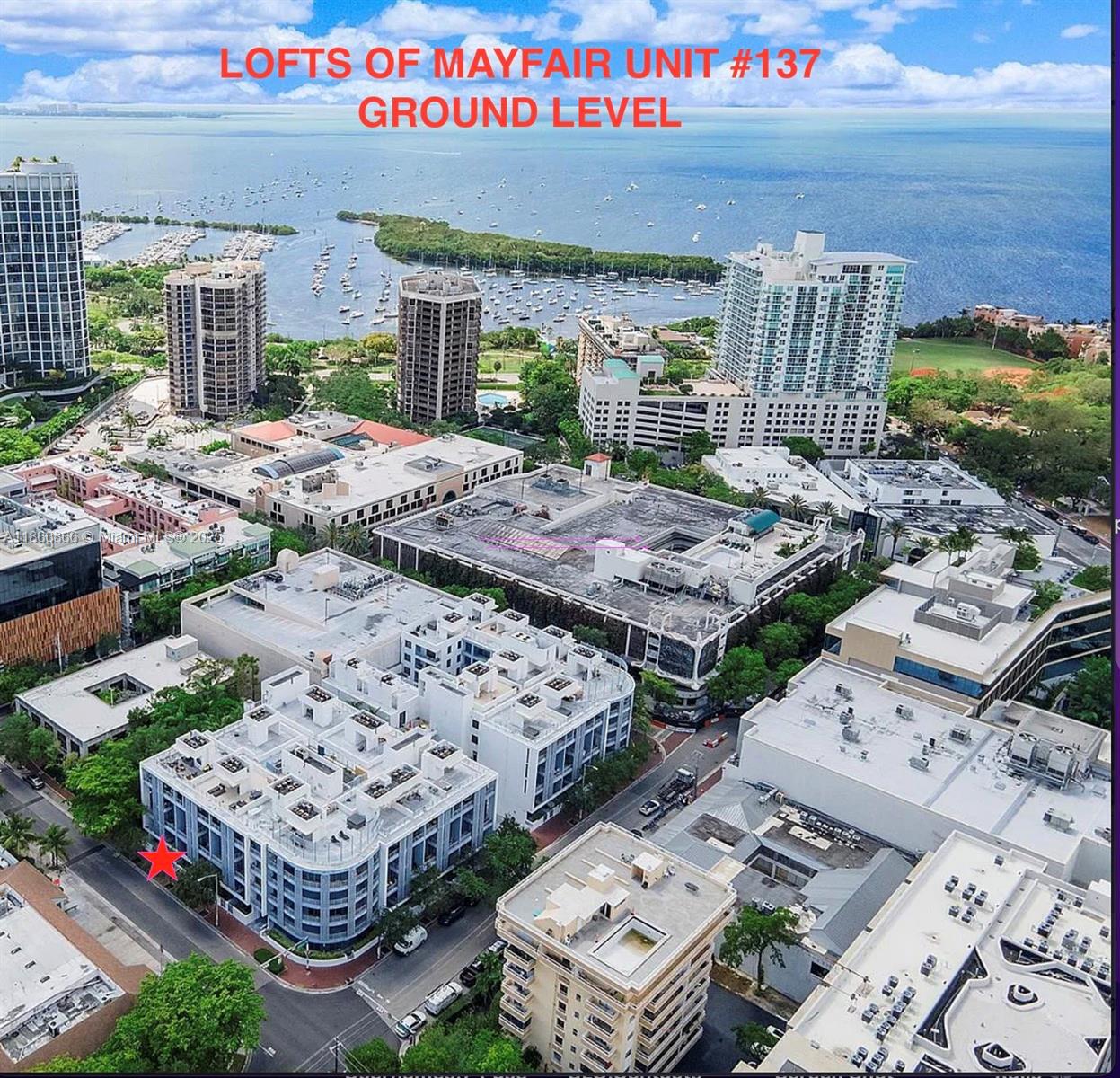 Enjoy the flexibility of this Live / Work unit. One of the few allowed in the heart of Coconut Grove. Business license required for work use. Modern two level, very bright and fully renovated. Wood stairs and Marble floors throughout (18") new stainless steel appliances, marble kitchen countertops new water heater. Master bath renovated with Restoration Hardware fixtures. Electric blinds on windows and doors, nest, alarm and sonos. 1 garage space. Amenities: Pool, sauna, exercise room, spa. Adjacent to Cocowalk. Please do not disturb tenant. Association fees additional