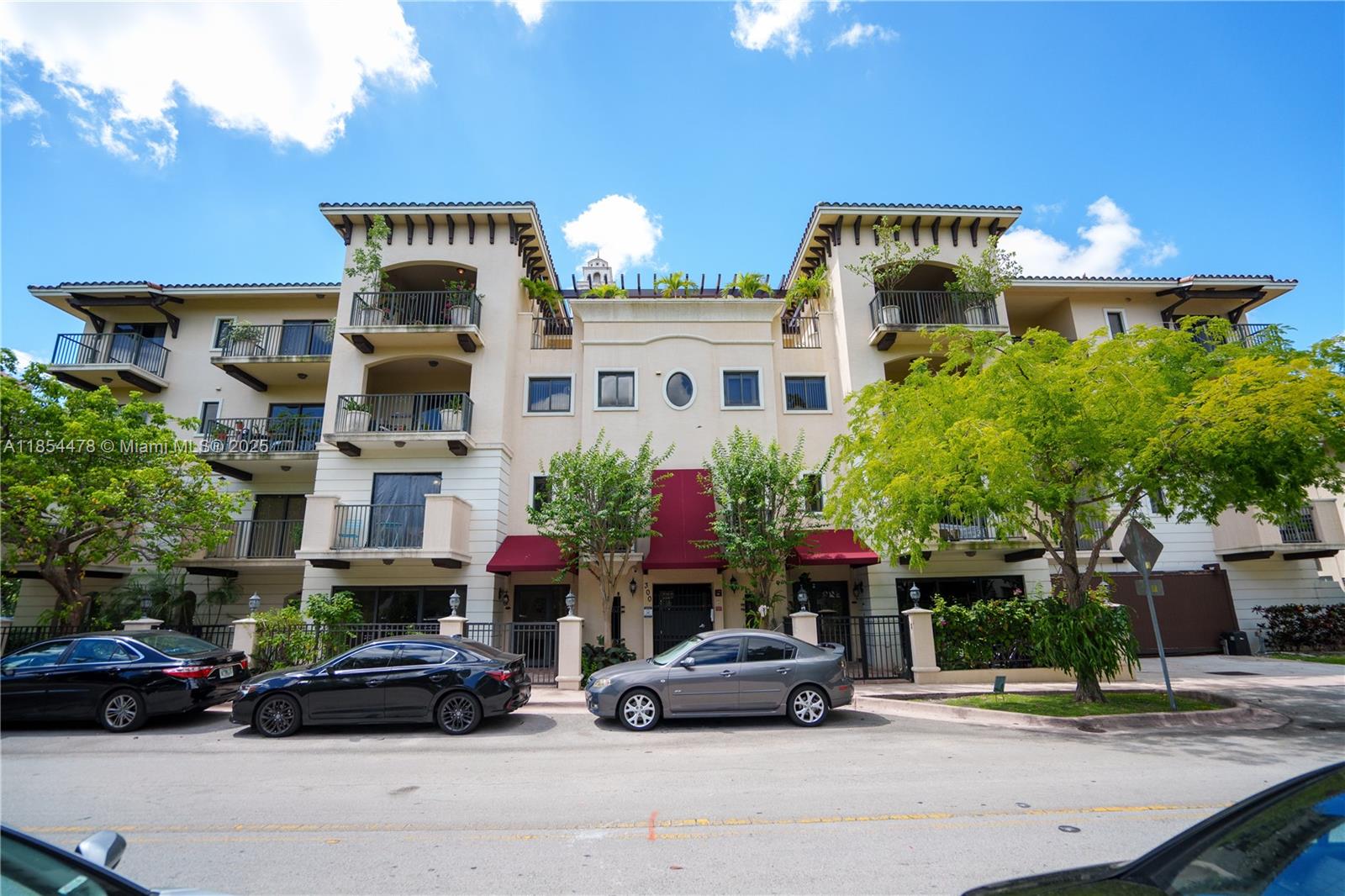 Amazing 2BD/2BA corner residence overlooking the residential area of the City Beautiful, Coral Gables. This spacious apartment in boutique and highly walkable community is steps to Miracle Mile, Alhambra Circle, Ponce De Leon & Granada. Enjoy a modern kitchen with SS appliances, quartz countertop, & generous cabinet space, large bedrooms with private balconies and walk-in closets, polished marble flooring in living area and wood toned flooring in bedrooms. The building amenities include a secured lobby entrance, rooftop sundeck, fitness room, and one assigned parking space. Check out the Virtual Tour!