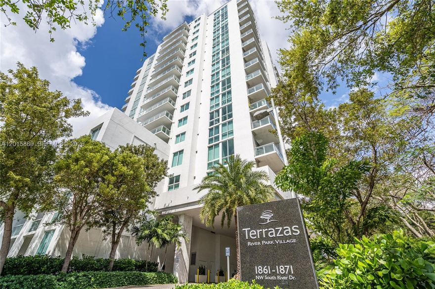 Discover the perfect blend of luxury, comfort, and convenience in this stunning 2-bedroom, 2-bathroom corner residence at Terrazas Riverpark Village. Built in 2010, this beautifully maintained unit offers breathtaking Miami River views and spectacular sunset scenery through expansive windows that fill the home with natural light. The spacious layout features an open-concept kitchen with contemporary cabinetry, sleek finishes, and elegant porcelain tile flooring throughout, creating the ideal space for both everyday living and entertaining.

Residents enjoy resort-style amenities including a 24/7 guard-gated entrance, state-of-the-art fitness center, sauna, jacuzzi, swimming pool, party room with bar and kitchen, BBQ and picnic areas, and more. The unit also includes one assigned parking space.

Perfectly located just minutes from Brickell, Downtown Miami, Wynwood, Miami International Airport, and the UM/Jackson Medical District, with convenient access to South Beach, Coral Gables, and major highways. Experience vibrant Miami living at its finest.