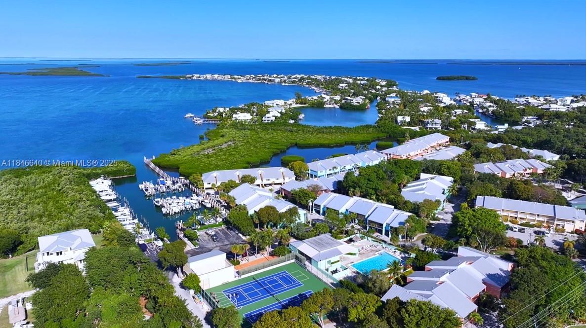 Beautiful Townhome with Deeded Boat Slip in The Landings of Largo! Welcome to the waterfront lifestyle you've been dreaming of—complete with Deeded Boat Slip #3 and an 8,000 lb boat lift just steps from the community boat ramp. This spacious 3-bedroom, 2-bath upstairs townhome also features an enclosed lower-level recreation area approximately 1000 sf., with a full bath, ideal for guests, hobbies, or flexible living. Inside, you'll find vaulted ceilings, beautiful wood-look tile flooring throughout, custom wood cabinetry, and impact windows and doors (excluding the rear balcony) The front balconies have been enclosed, creating additional air-conditioned living space, while the L-shaped screened balcony offers a relaxing view of the main pool.